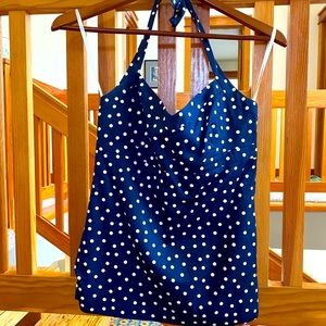 Halter low back tank